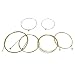 uxcell Musical Instruments Replacement 6 Pcs A406 Steel Strings Set for Acoustic Guitar