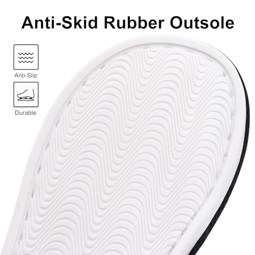 Image of shevalues Summer House Slippers for Women Men Breathable Waffle Indoor Slippers Slip-on Open Toe Home Shoes