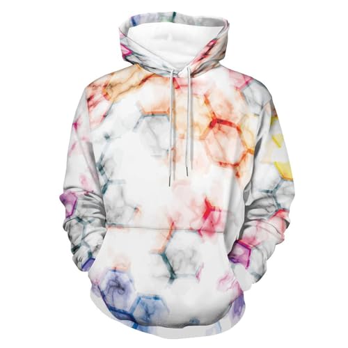 Sweat à capuche manche longue UMENG sweat-shirt pull homme femme S