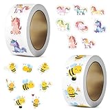 【Illustrations Adorables Et Variété De Designs】Avec 8 designs différents, chaque enfant trouvera son modèle préféré parmi les Autocollants Abeilles pour Enfants et les Stickers Animaux Cheval. Un ensemble créatif pour ajouter de la couleur et du plaisir à chaque activité.
