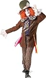 Material: 100% Polyester Karneval Herren Kostüm Hutmacher aus Alice im Wunderland Größe M/L