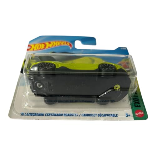 Image of Hot Wheels '16 Lamborghini Centenario Roadster [Green] Exoticars 1 /10, 2 /250-1:64 Scale Diecast Toy Vehicle