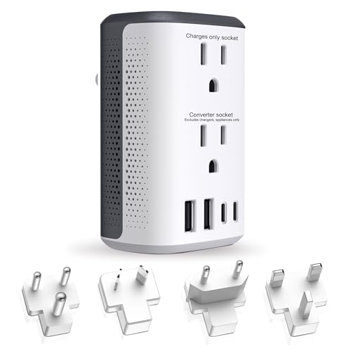 Voltage Converter Us to Europe, 220v to 110v Power Adapter,