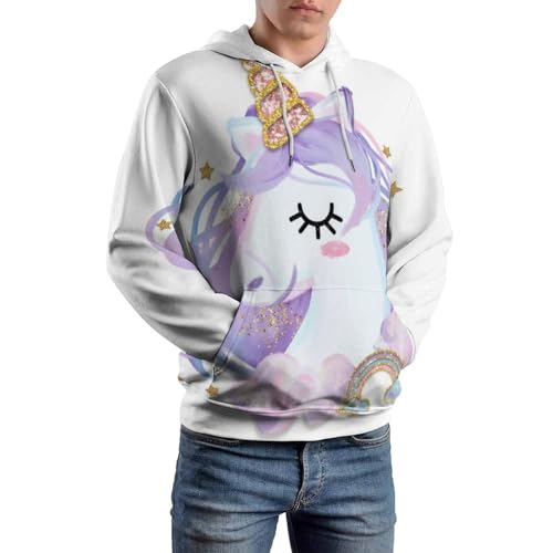 Hoody sweat-shirt licorne pull stylé pour soirée cocooning - 6