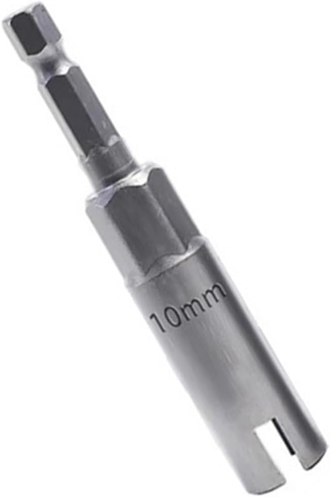 Butterfly Screw Bolt Socket Wrench Wingnut Driver Hex Shank Butterfly Wing Nut Socket Adapter Tool Slotted Screwdriver Sleeve Socket Sockets(Socket Wrench 10mm)