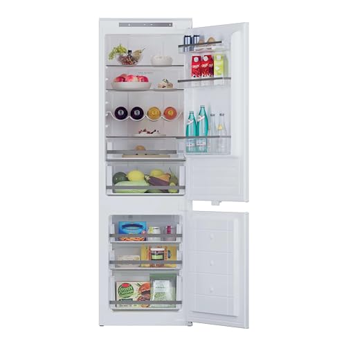 Hoover H-FRIDGE 300 Integrated Fridge Freezer 250L Total Capacity 2 Doors Static Technology Class E White 54x54.5x177 cm - HOBBML18EK