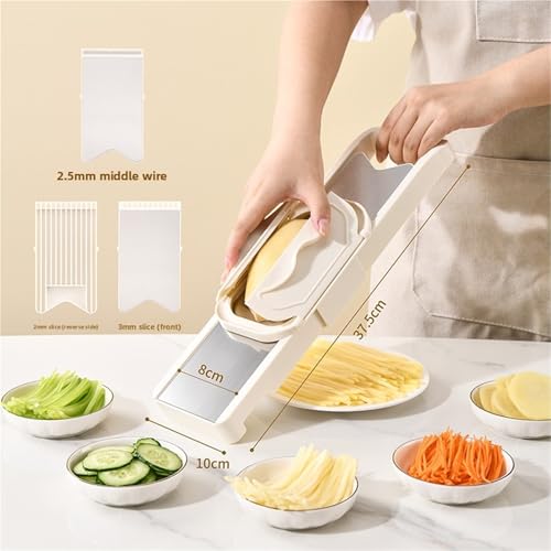 Cortador manual de papas y zanahorias para cocina miniatura 2