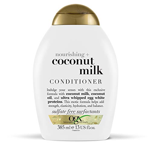 OGX Coconut Milk Conditioner for Dry Damaged Hair, 385 ml
