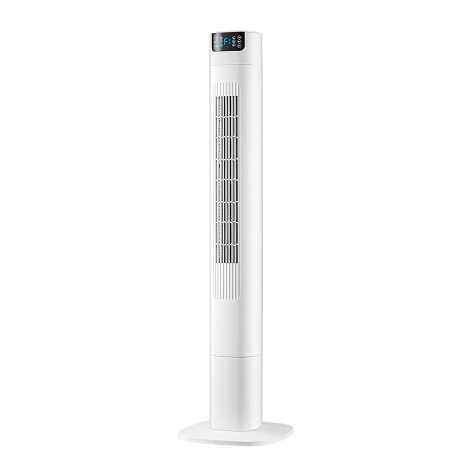 Ventilador con pie,silencioso torre aire con mando (90cm) | 3 velocidades, temporizador 2/4/8h, luz LED, depósito agua 600ml, para hogar, oficina y dormitorios estudiantiles