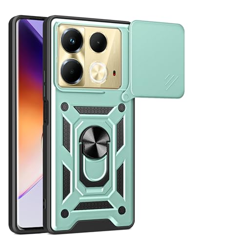 Coque Infinix Note 40 4G verte housse appareil photo antichoc pour X6853