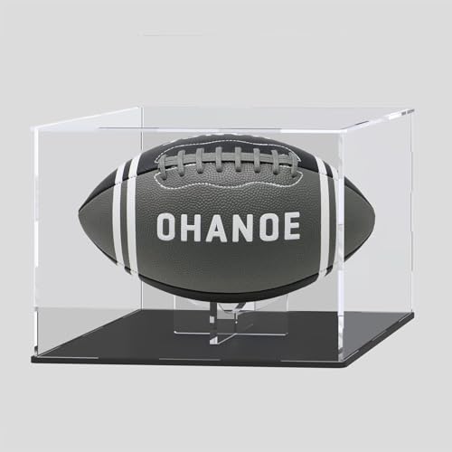 Image of Premium Acrylic Display Case for Collectibles, Action Figures & Toys | Transparent Dustproof Display Box with Black Base (12 inch L x 8 inch W x 8 inch H)
