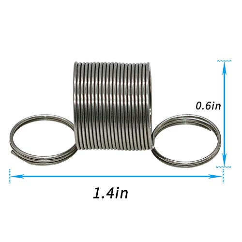 Updated W10780048 (4pcs) Washer Suspension Rod Kit with W10400895 (4pcs) Washer Suspension Springs Compatible with Whirlpool Kenmore Amana Maytag, WTW4800XQ2, WTW4800XQ4 (Picture 7 is Fit Models) - Thumbnail 3