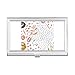 Art Abstract Plants Pattern Business Card Holder Case Pocket Box Wallet