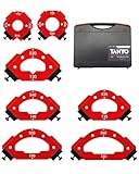 TANYO 7pcs Router Corner Radius Template Router Radius Jig, Aluminum Alloy 3 in 1 Radius Jig Router Templates...