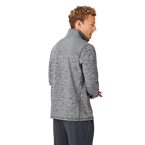 Free Country Men's Sueded Spacedye 1/2 Zip Colorblock Mock Neck Shirt2