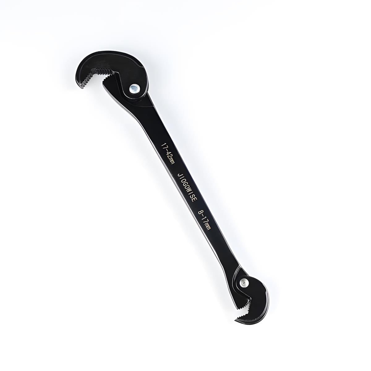 Llave rápida autoajustable de 12.2 pulgadas, llave de ajuste de tamaño automático de doble acción, llave de resorte multitamaño, llave rápida multifunción, rango de capacidad de 0.3 a 1.65