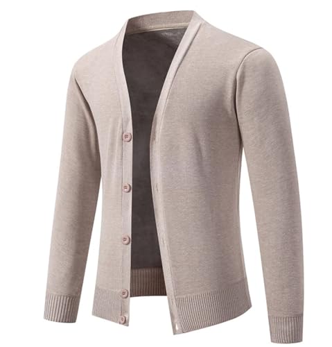 Men Cardigan Sweater Classic V-Neck Business Casual Knitwear Korean Trend Street Outfit2