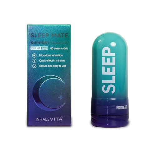 INHALEVITA Melatonin Inhaler Sleep Aid | 60-Day Supply, Fast-Acting with