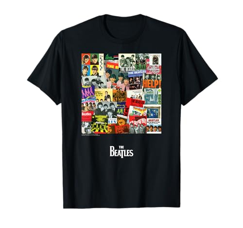 Oficial The Beatles Álbumes Originales Vintage Rock Band Camiseta