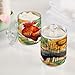 Zhirexin Sunflower Rooster 2PC Airtight Transparent Plastic Storage Jar, Food Storage Container, Can Store Candy, Salt, Coffee Beans, With lid, Easy To Use