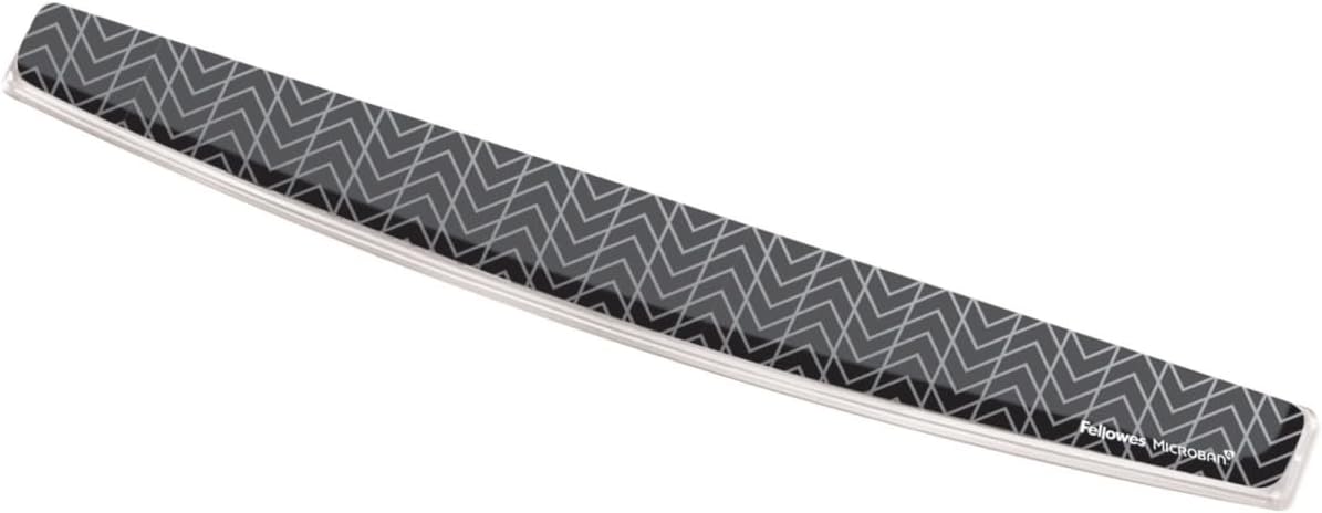 Fellowes Keyboard Gel Wrist Support, Chevron