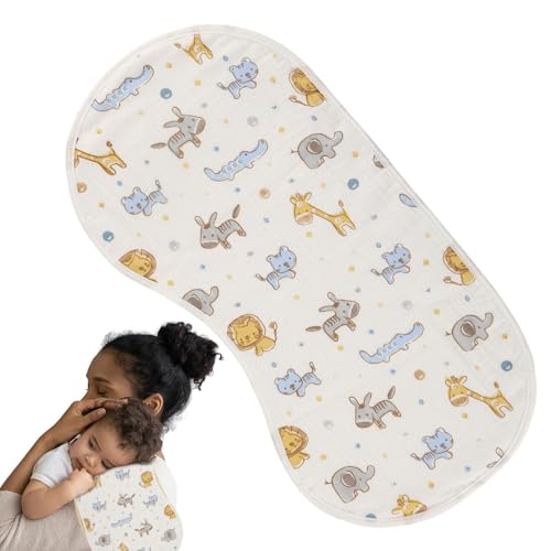 Burp Cloths - Soft Cotton Bibs, Absorbent Cloth | Large Musl