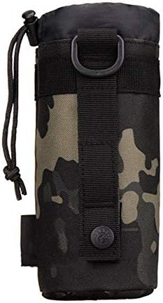 Huntvp Tactical Military Water Bottle Pouch Holder Carrier Nylon Molle 1000D Drinking Holder Bag for Hiking Cycling Running Camping
