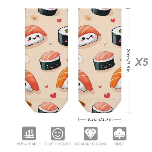 Low Cut Ankle Short Athletic Running Socks 5 Pairs No Show Soft Socks for Women2