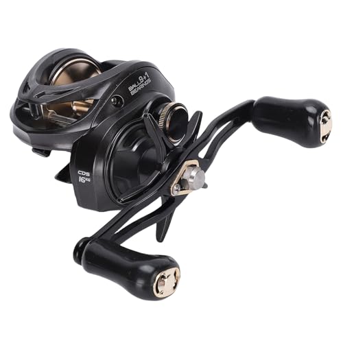 Moulinet baitcasting léger pour gaucher résistant à la pêche de roche