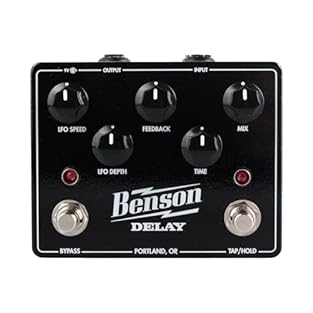 Drawing inspiration from our history in tape and bucket brigade echo servicing. Our design goal was creating floaty and colorful repeats with a chaotic yet musical degradation. With a 30ms-1250ms range, the Benson delay goes fast enough to do chorus,...