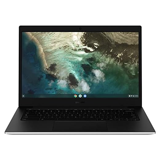SAMSUNG Galaxy Chromebook Go Laptop (32GB, 4GB RAM, Wi-Fi + 4G LTE) 14.0" Intel N4500, Fully Unlocked for All Carriers, Chrome OS, Cellular Notebook w/ 180-Degree Hinge (Silver) (Renewed)