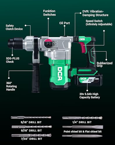 Dca 20V Max Brushless Rotary Hammer Drill thumb #6