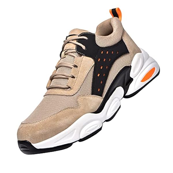 Vrouwen Slip Resistant Steel Toe Schoenen Boot,Vrouwen Athletic Walking Schoenen Casual Mesh-Comfortabele Werk Sneakers,