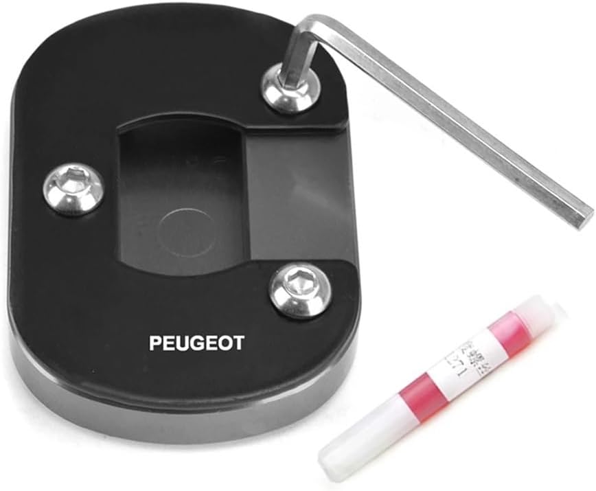 Motorcycle Foot Plate Pad for Peugeot Django150 Django 150i Speedfight Sf4 Sf3 Motorcycle Kickstand Foot Side Stand Enlarge Extension Pad Support Plate