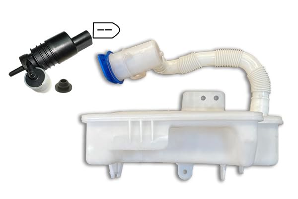 3RG INDUSTRIAL - Kit Depósito Agua Limpiaparabrisas (2Pcs) - OEM Varios - Piezas para Coche Recambios Motor y Otras Partes de Vehículo - Compatible con los distintos Modelos de Coche.