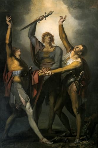 Le Serment du Rutli par Henry Fuseli pour habiller un grand mur