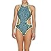 ARENA Costume Intero MaxLife da Donna con Stampa Leopardata