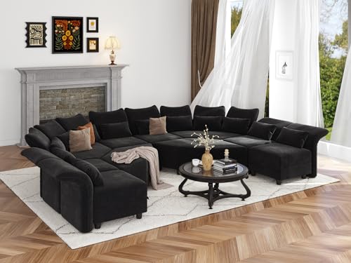 Luxury Sectional Sofa with Recliners