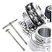 ULTECHNOVO 6pcs Telescoping Gage Set Range T-bore Hole Gauges Kit with Pouch Precision Measurement Tool for Home and Industrial Use