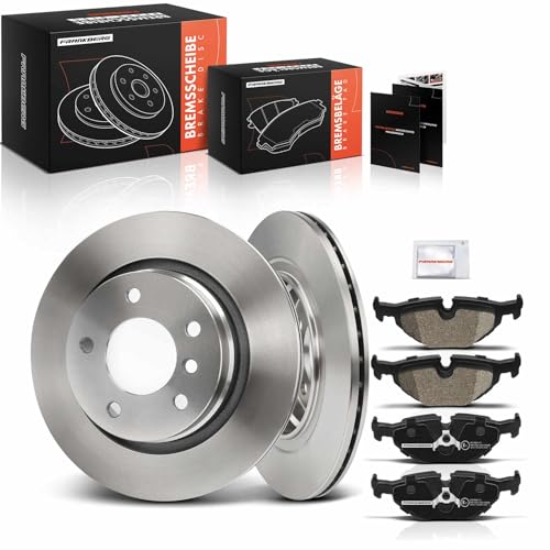 Frankberg Juego de frenos incl. 2x discos de freno + 4x pastillas de freno traseras Compatible con 3er Touring E46 3er E46 3er Cabriolet E46 3er Coupé E46 Reemplazo# 34216750190