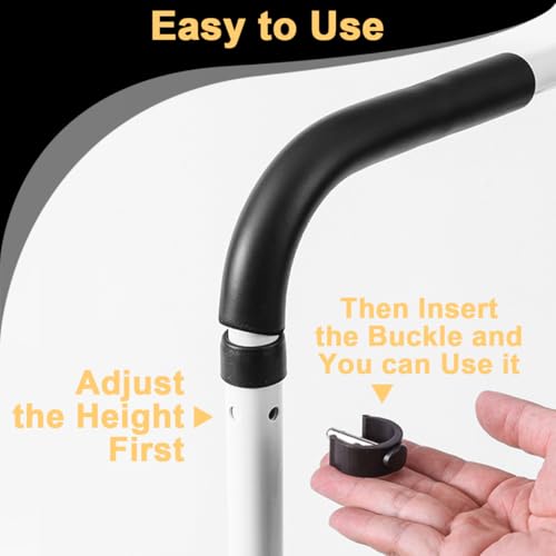 Treppensteighilfe für Treppensteiger, Höhenverstellbar 76-117 cm, passend für die meisten Standardstufen, Perfekte Tritthilfe für ältere Frauen und Männer