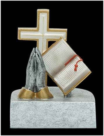 Religion Colortek Trophy with 3 lines of custom text