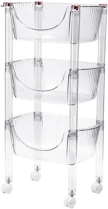 CHICKEN Pot and Pan Organizer Kitchen Storage Rack Bathroom Bathroom Kitchen Bedroom Floor-Standing Multi-Layer Storage Rack Home Storage Rack Kitchen Organizers and Storage(Color:B)