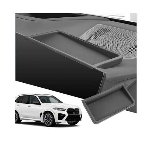 SXCY for 2024 2025 2026 BMW X5/X6/X7 Dashboard Tray [14.9 In All-one Touch Screen Only] for BMW X5 2024-2026 Accessories for 2025 2026 BM W X5 Console Organizer 2024 2026 X5 Dash Screen Back Organizer