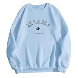 Chaqueta con capucha - Chaquetas con capucha baratas Comprar Online Sudadera con capucha para mujer, estampado, casual, divertido, estampado de letras con capucha Dragón, azul celeste, M
