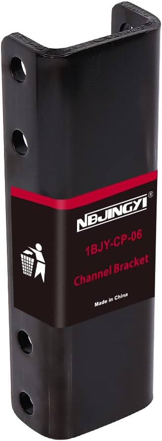 2-5/16 in Heavy Duty Cast Adjustable Trailer Coupler 15000LBS Capacity Channel-Mount with 5-Position Adjustable Channel Bracket