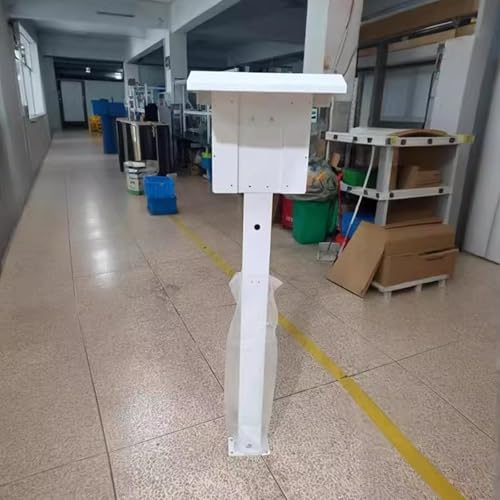 Borne de recharge extérieure avec colonne et panneau acier robuste - 6