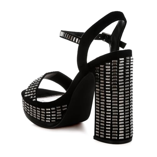 Starlet Rhinestones Embellished Ankle Strap Heels3
