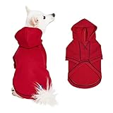 Matériau : fabriqué en 30 % coton, 67 % polyester, 3 % élasthanne qui protégera votre chien pendant les jours de pluie ou les conditions météorologiques difficiles. Ce sweat-shirt est une pièce chaude parfaite pour jouer à la maison, porter au parc ou toute occasion nécessaire
