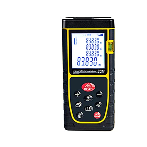 Medida de distancia Telémetro Nivel láser Telémetro Medidor de distancia 40M 60M 80M 100M Telémetro láser Buscador de regla Diastímetro Cinta métrica D1013 Alta precisión y precisión (Color : 100